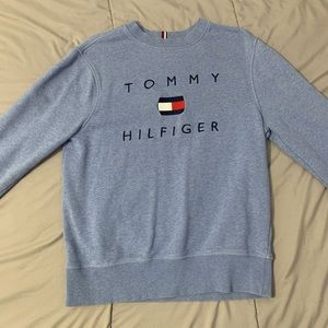 blue tommy hillfiger  crew neck